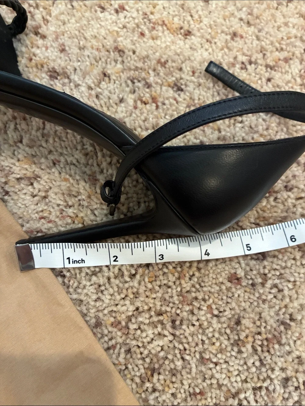 Michael Kors Black Braided Strap Stiletto 4 inch Heels